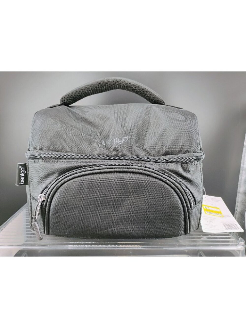 Bentgo Deluxe Insulated Lunch Bag Black W/ Adjustable Strap BPA-Free